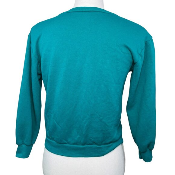 Vintage Honors 90s Teddy Bear Soft Pullover Sweatshirt Made in USA 10 / 12 - Picture 3 of 9